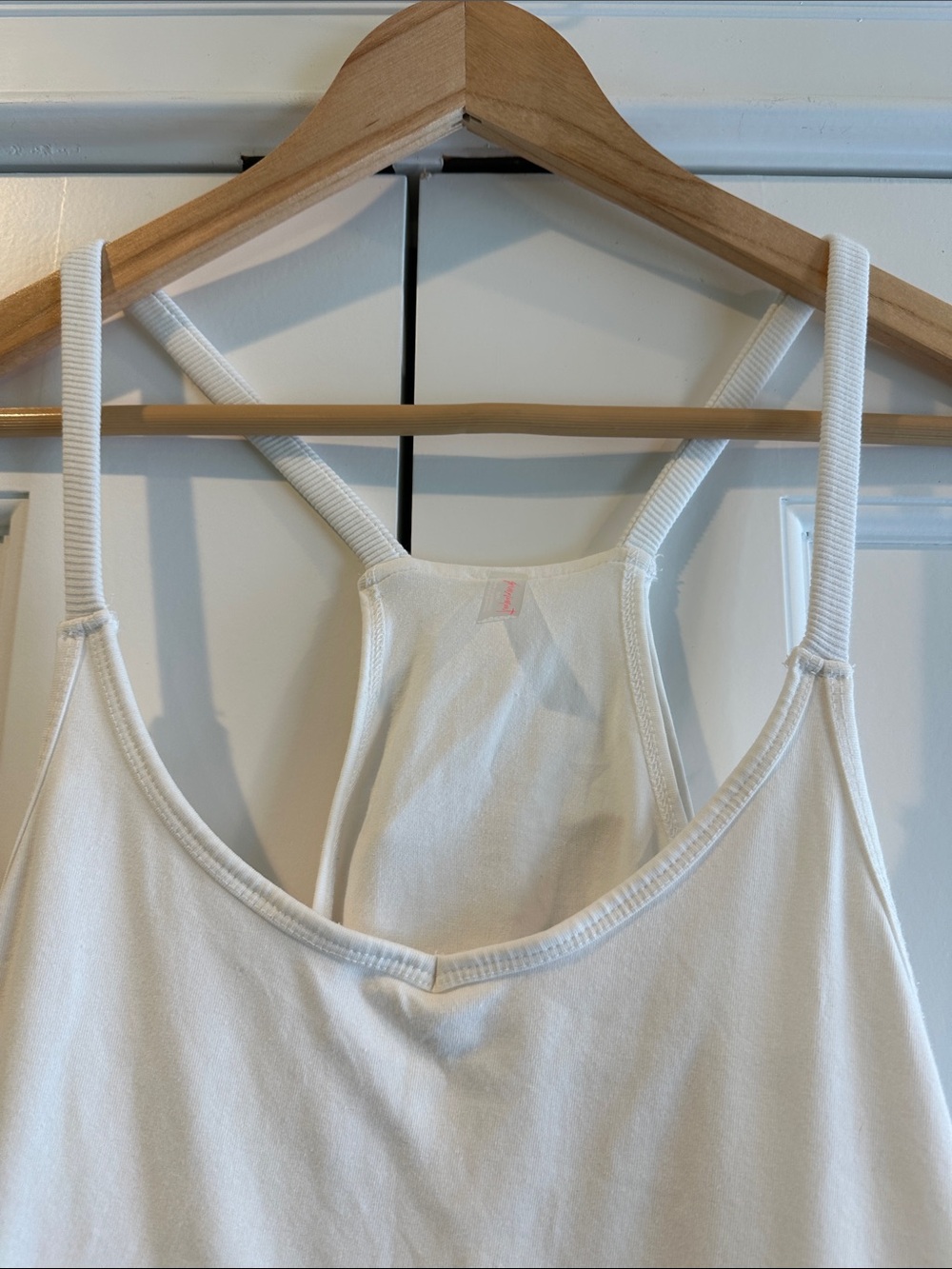Free People movement White Racerback Tank Dress with Pockets - Picture 2 of 8